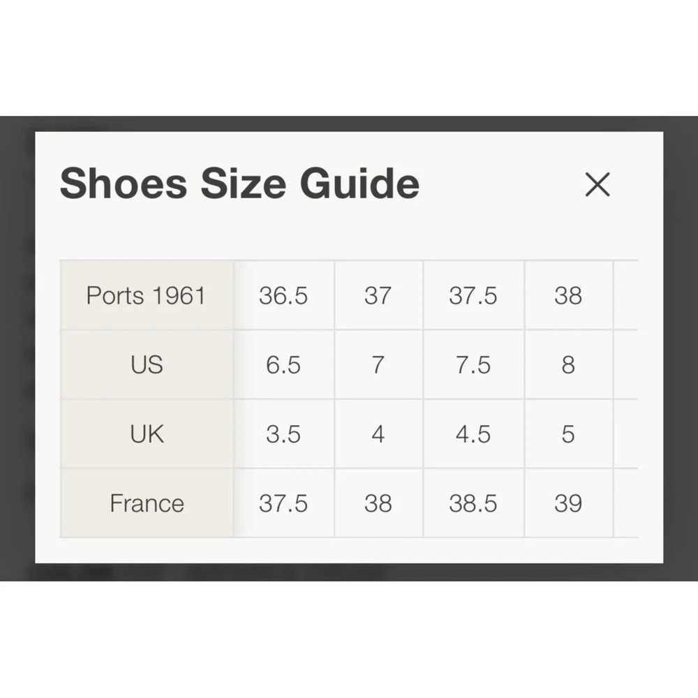 Ports‎ 1961 Shoes Iconic Bee Sneaker Platform Brown Off White Women 8 Slip On